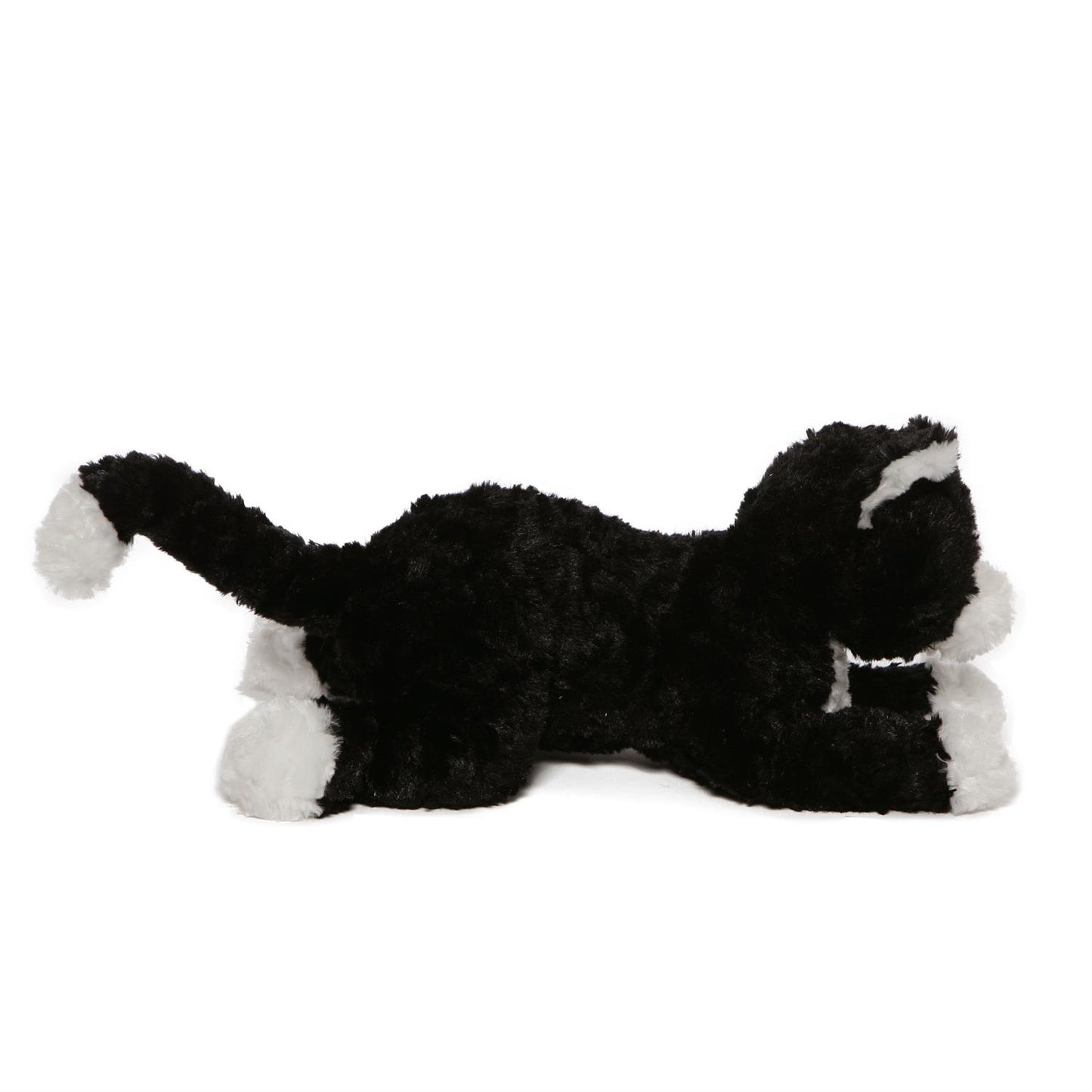 Plush Cat & Dog Collection Dog Tuxedo Cat Sebastian Black & White 14"