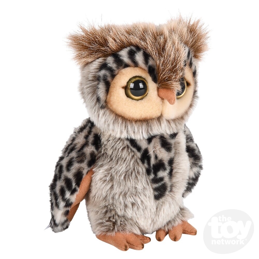 Plush Heirloom Floppy Brown Eagle Owl 9"