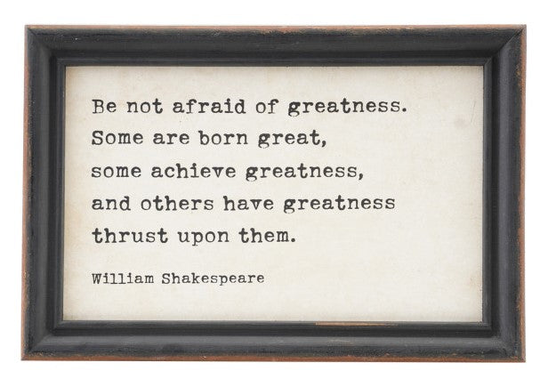 Wall Décor Wood Framed Sayings