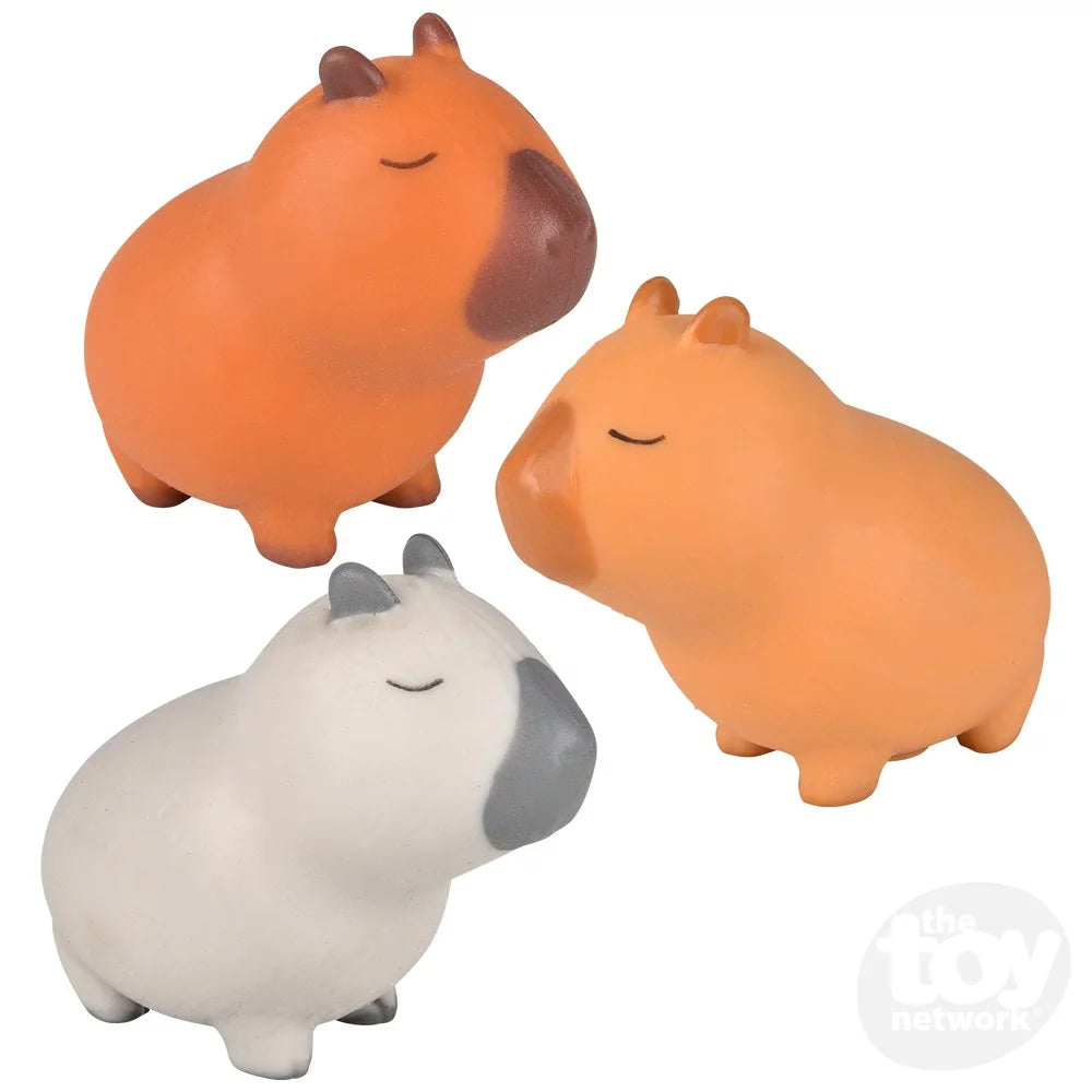 Squish & Stretch Capybara 3.5" (Sold Individually)