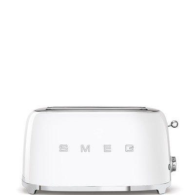 50's Retro Style Aesthetic 4 Slice Toaster – White