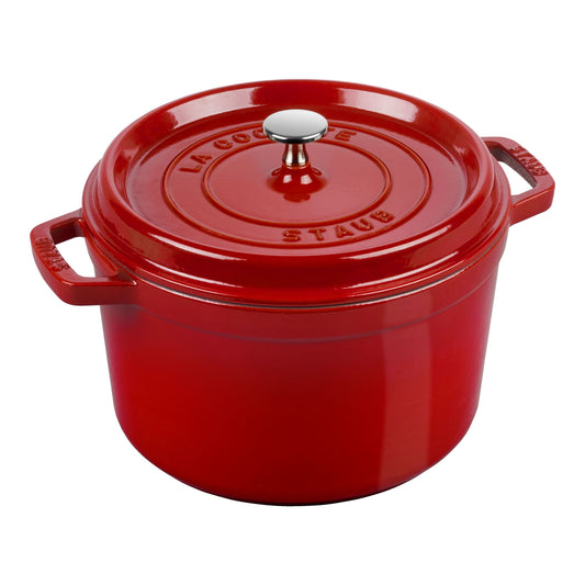 Cookware - Staub Cocotte Tall 5qt Red Cherry