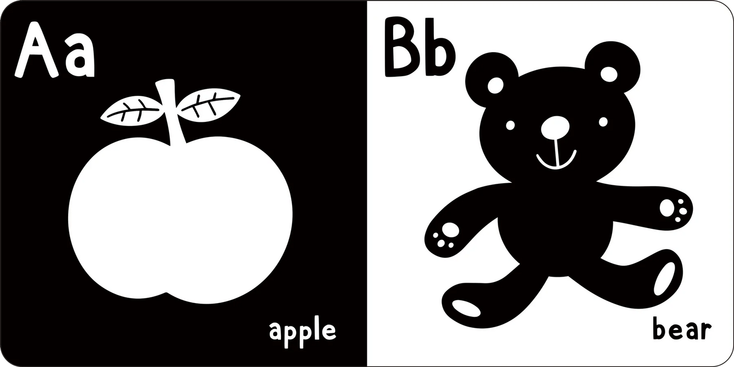 First Board Book High Contrast What Does Baby See? ABC