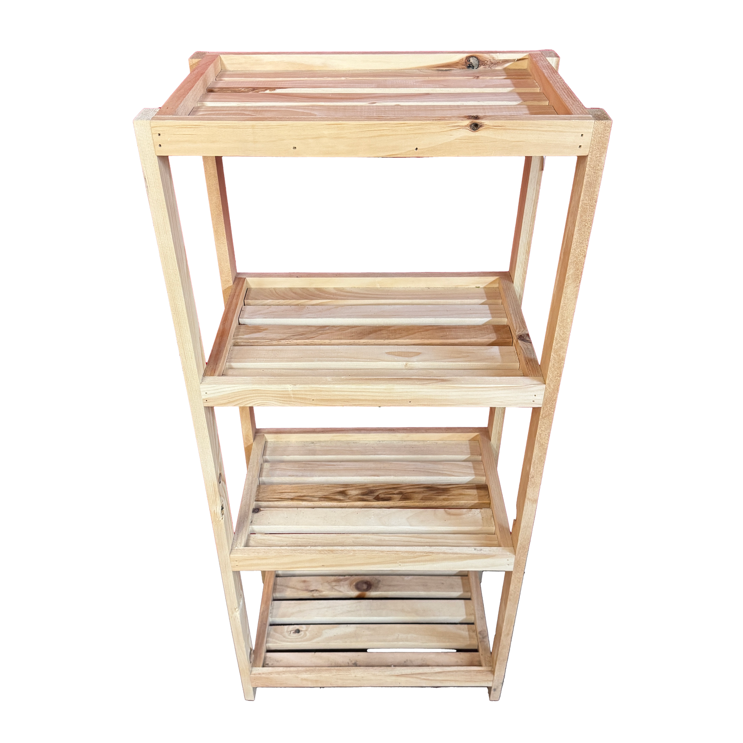 Pine Shelf 4 Tiered 20in Wide 45in Tall