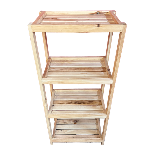 Pine Shelf 4 Tiered 20in Wide 45in Tall