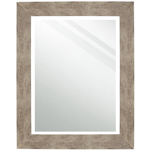 Mirror Rectangle Barnwood Finish 23.25in X 29in Overall