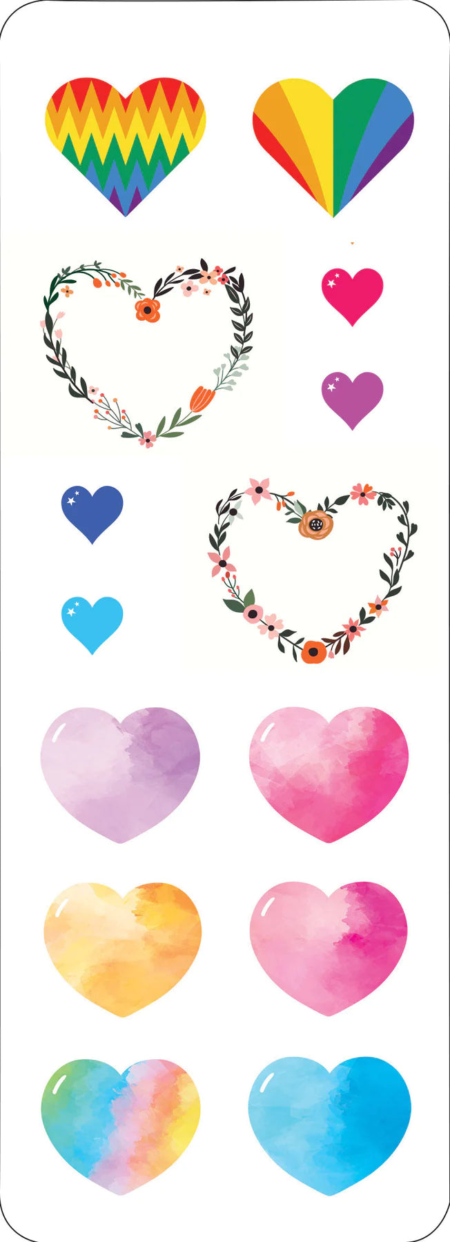 Sticker Set Hearts