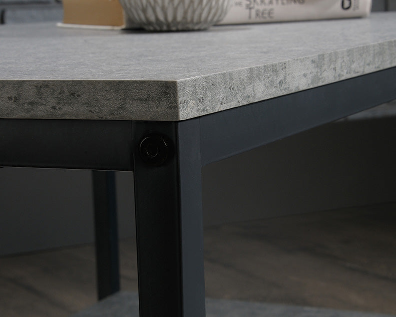 North Avenue Coffee Table Faux Concrete Finish