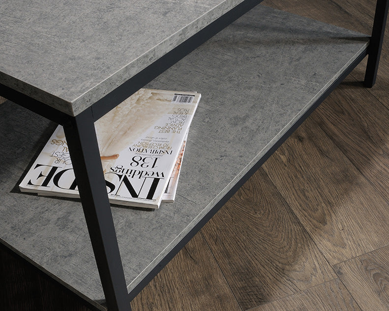 North Avenue Coffee Table Faux Concrete Finish