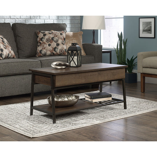 North Avenue Lift Top Coffee Table Smoked Oak Finish