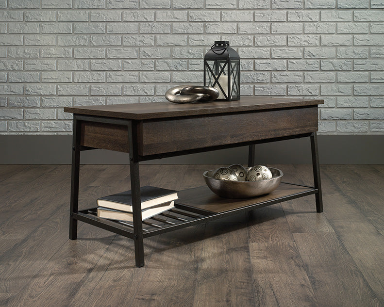 North Avenue Lift Top Coffee Table Smoked Oak Finish