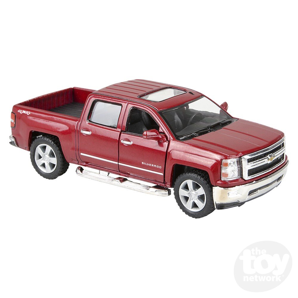 Diecast Pullback - Chevy Silverado Pickup - 2014 - 5" - Sold Individually