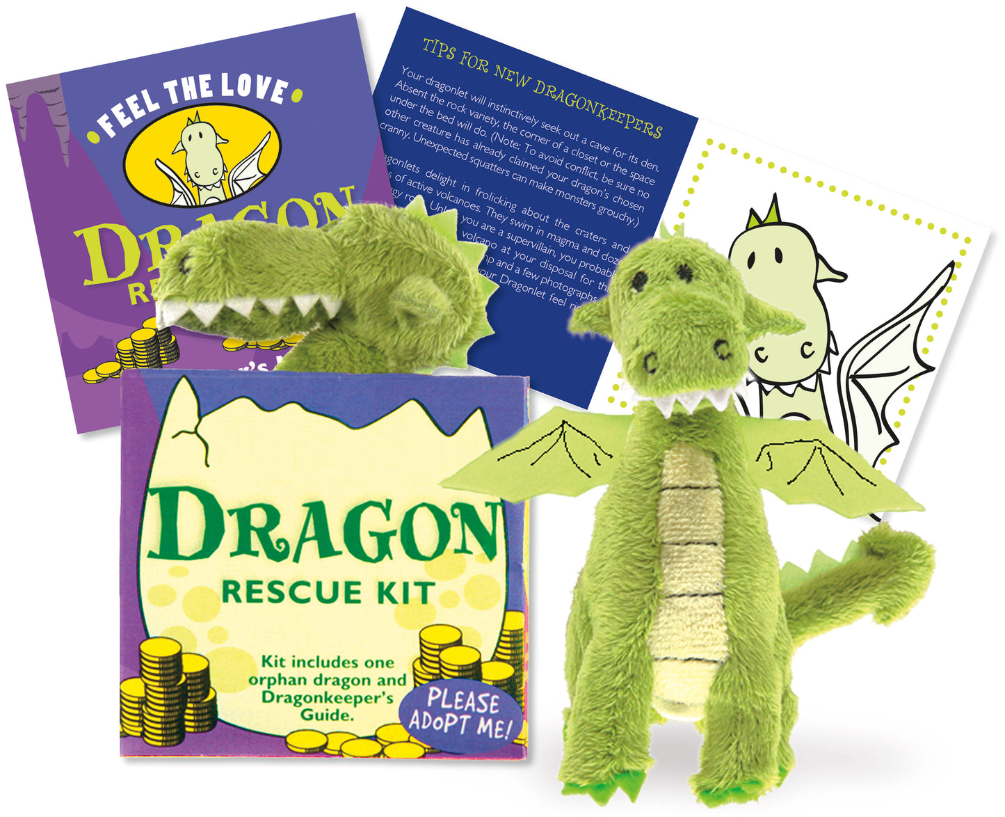 Petites Plush Rescue Kit Dragon