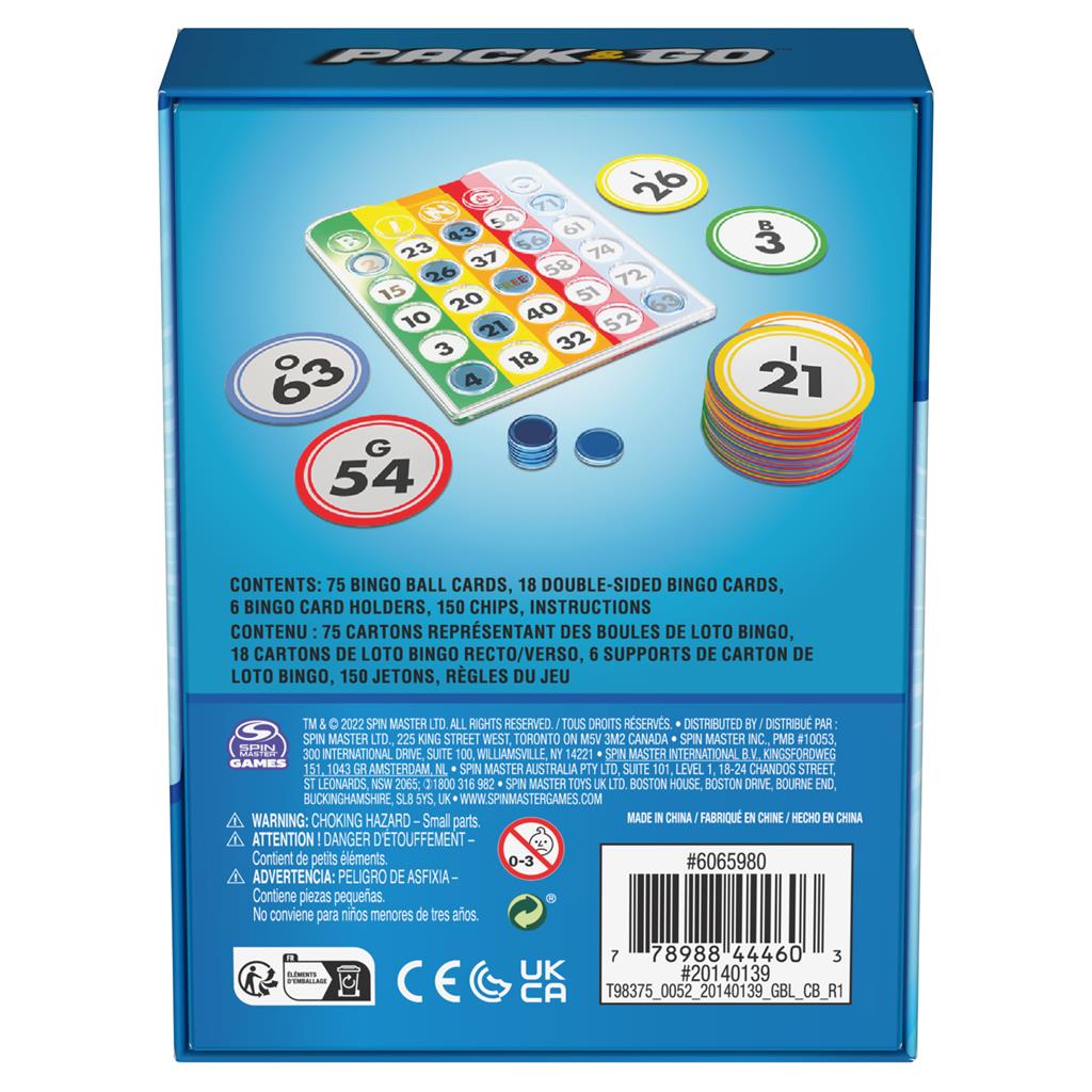 Game Pack & Go Bingo