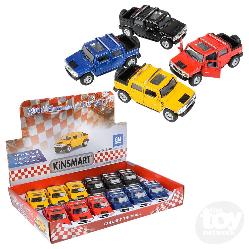 Diecast Pullback - Hummer - H2 SUT - 5" - Sold Individually