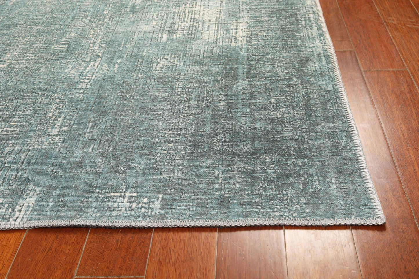London Elements Teal Washable Rug 3'9" x 5'6"