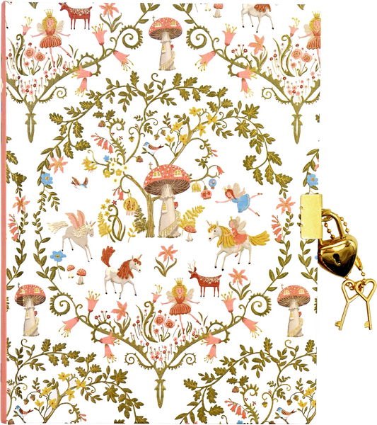 Locking Journal Enchanted Forest
