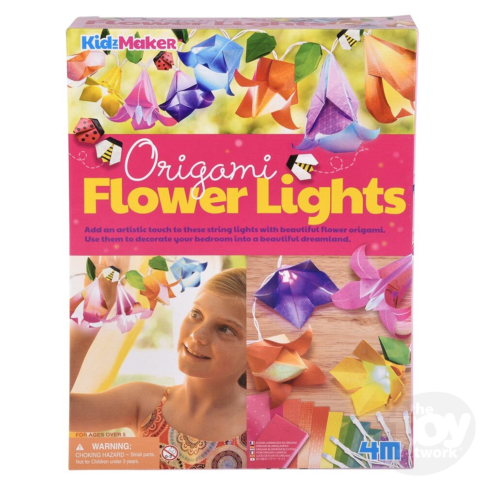 4M KidzMaker Kit Origami Flower Lights