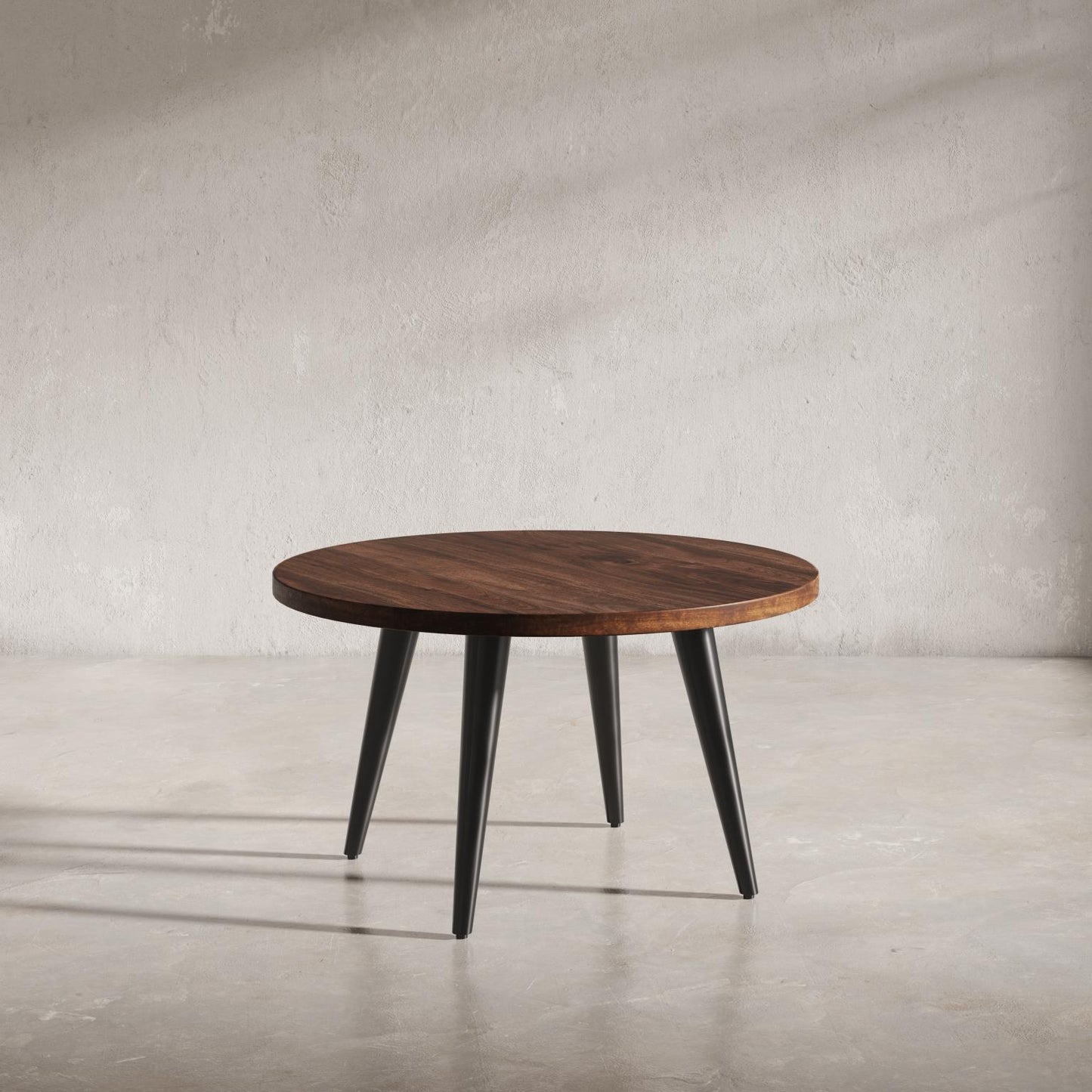 Prelude Cocktail Table Round Walnut