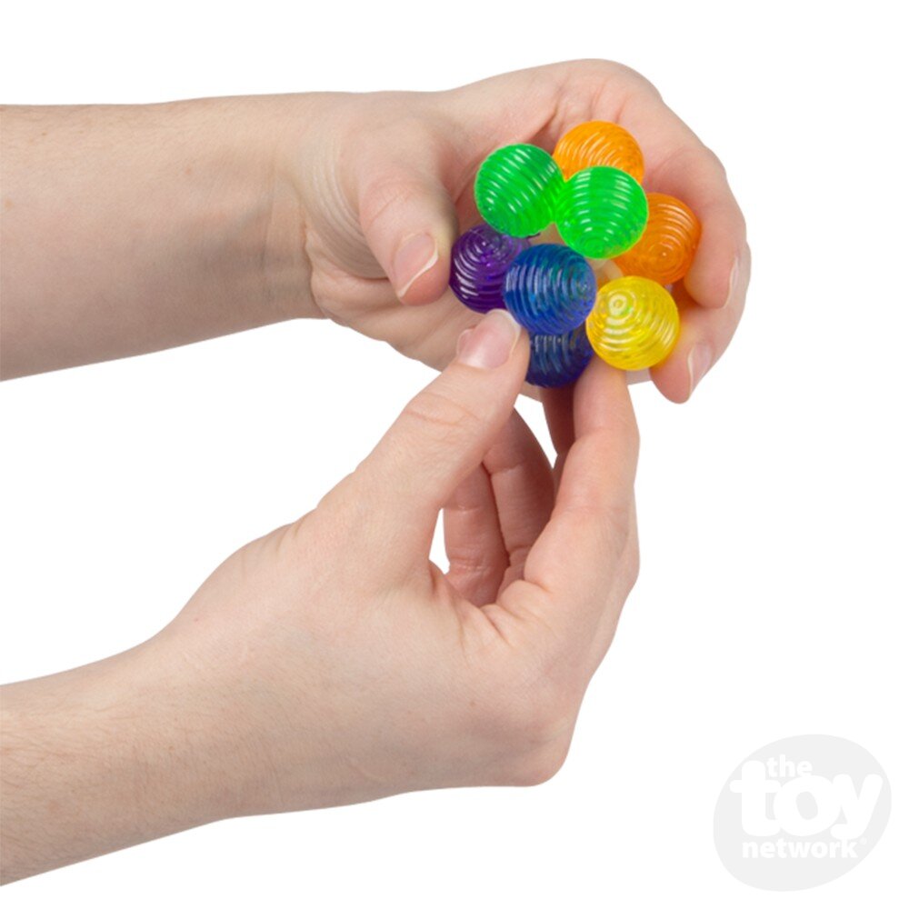 Fidget Ball Atomic Multiple Colors 2.25"