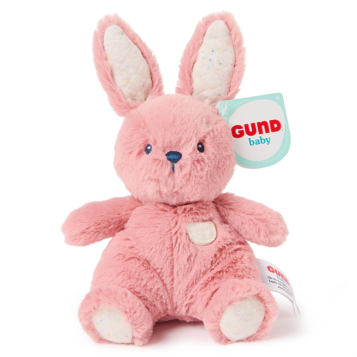 Plush Oh So Snuggly Littles Bunny Pink 7"