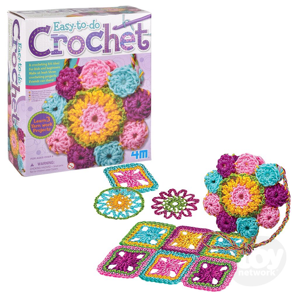4M Kidzlabs Knitting Easy-To-Do Crochet
