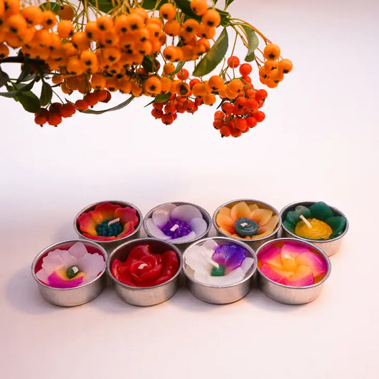 Assorted Tropical Flower Scented Tealights - Single