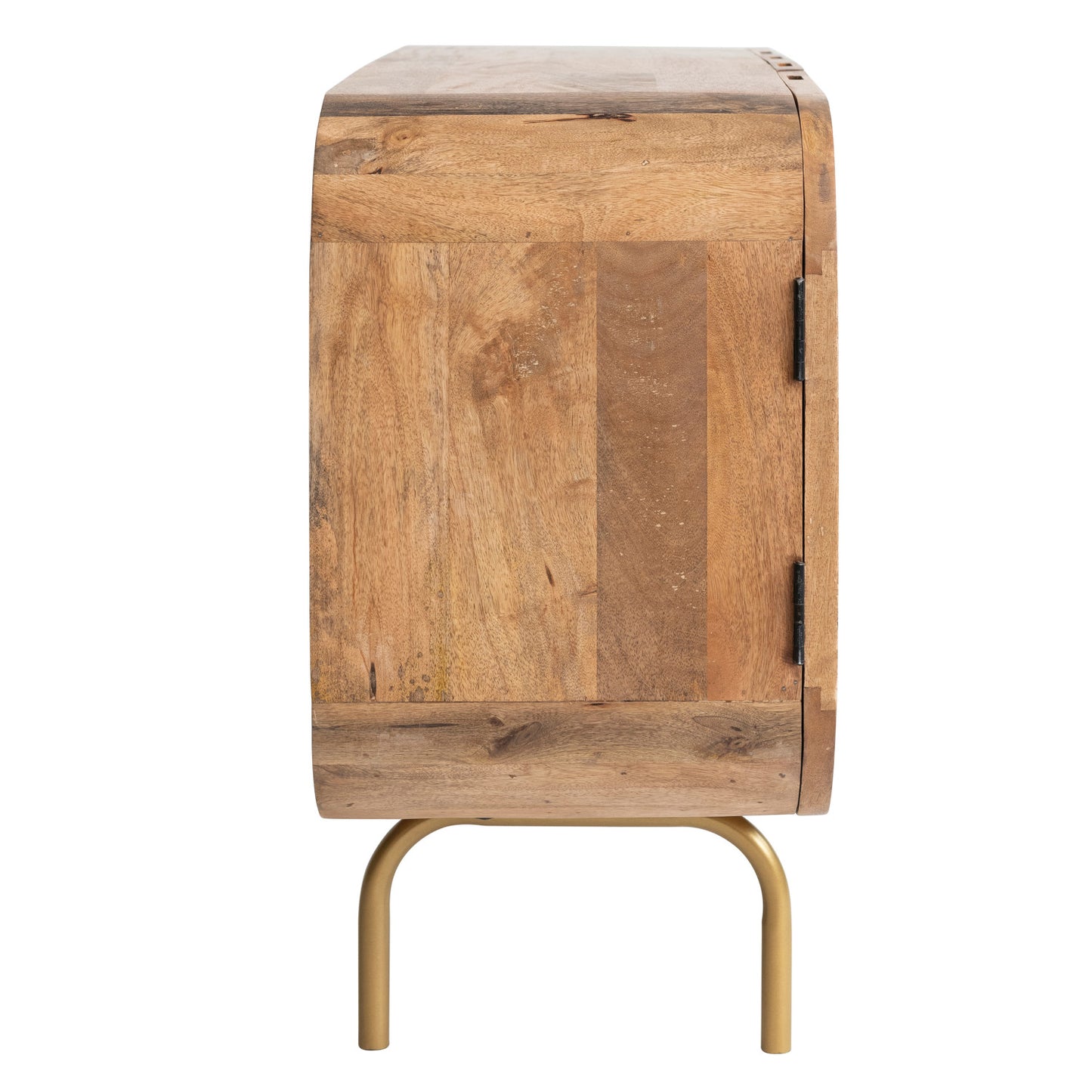 Console Mango Wood with Woven Cotton Rope Design