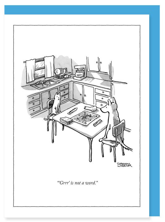 Greeting Card   New Yorker - Pet Games