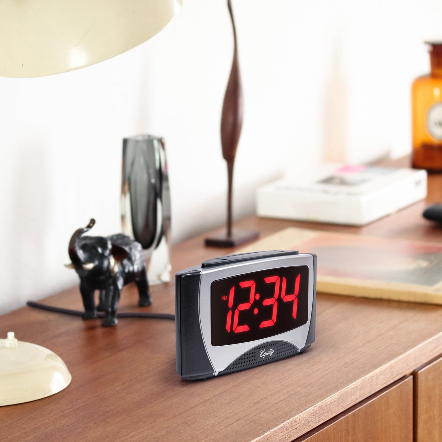 Alarm Clock Jumbo 1.2" LED Face