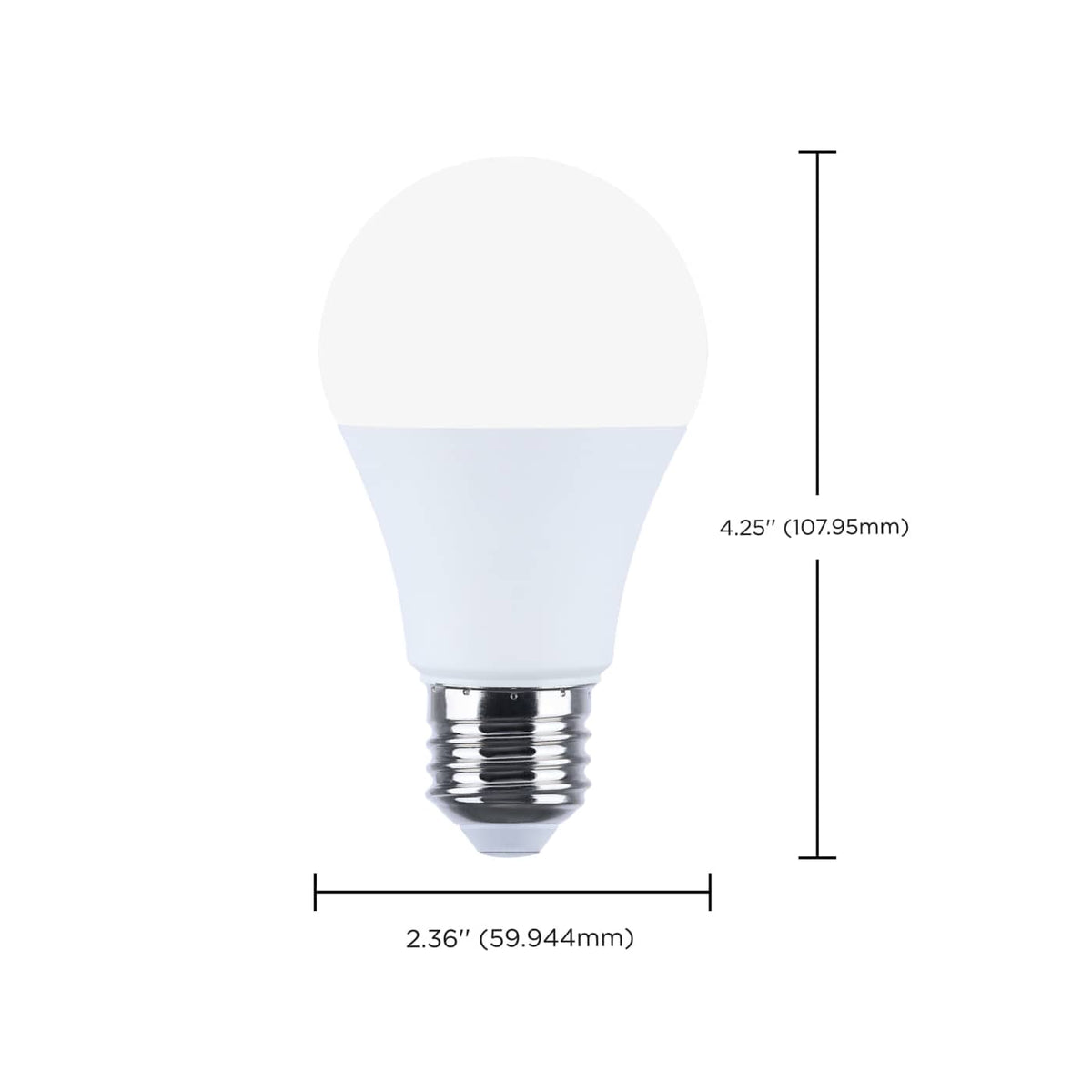 LED Light Bulb; 10 Watt; A19; 2700K-5000K RGB/Tunable White; Starfish; White; Medium Base; 120 Volt