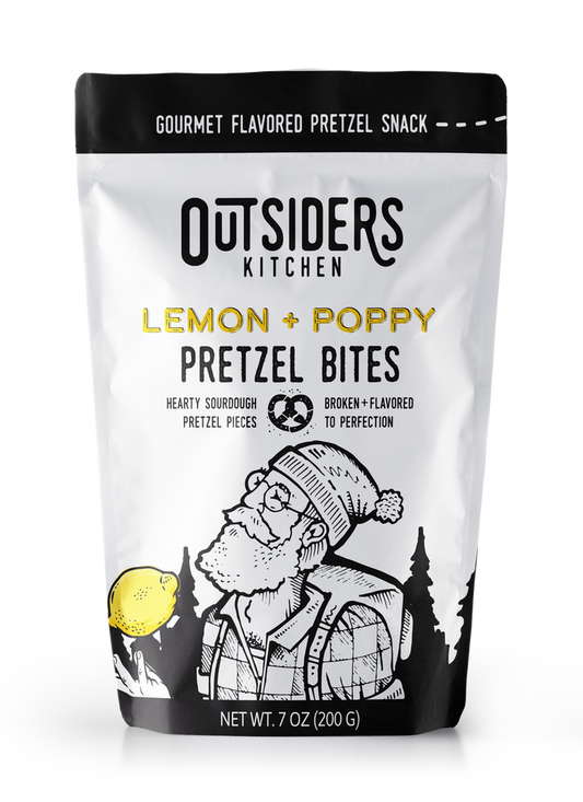 Pretzel Bites Lemon & Poppy