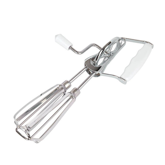 Manual Egg Whisk White