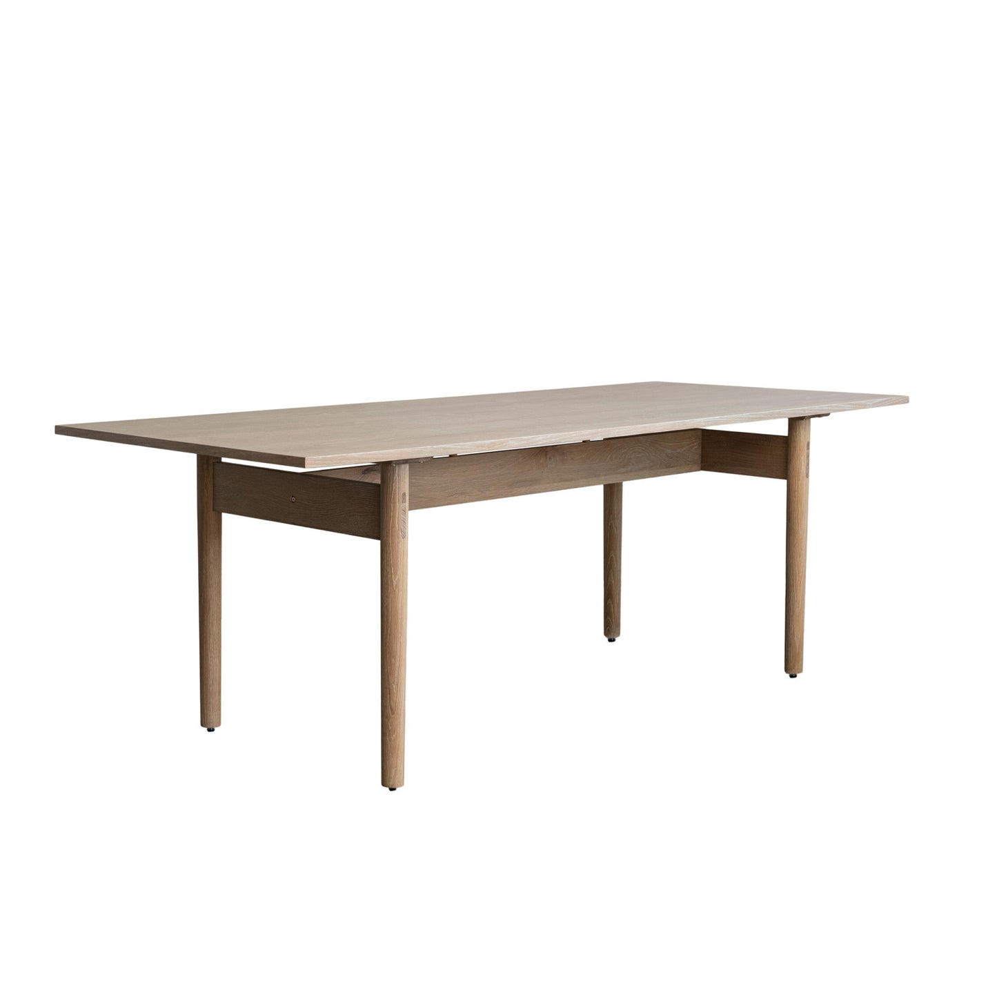 Dining Table Oak Wood Veneer on MDF Natural