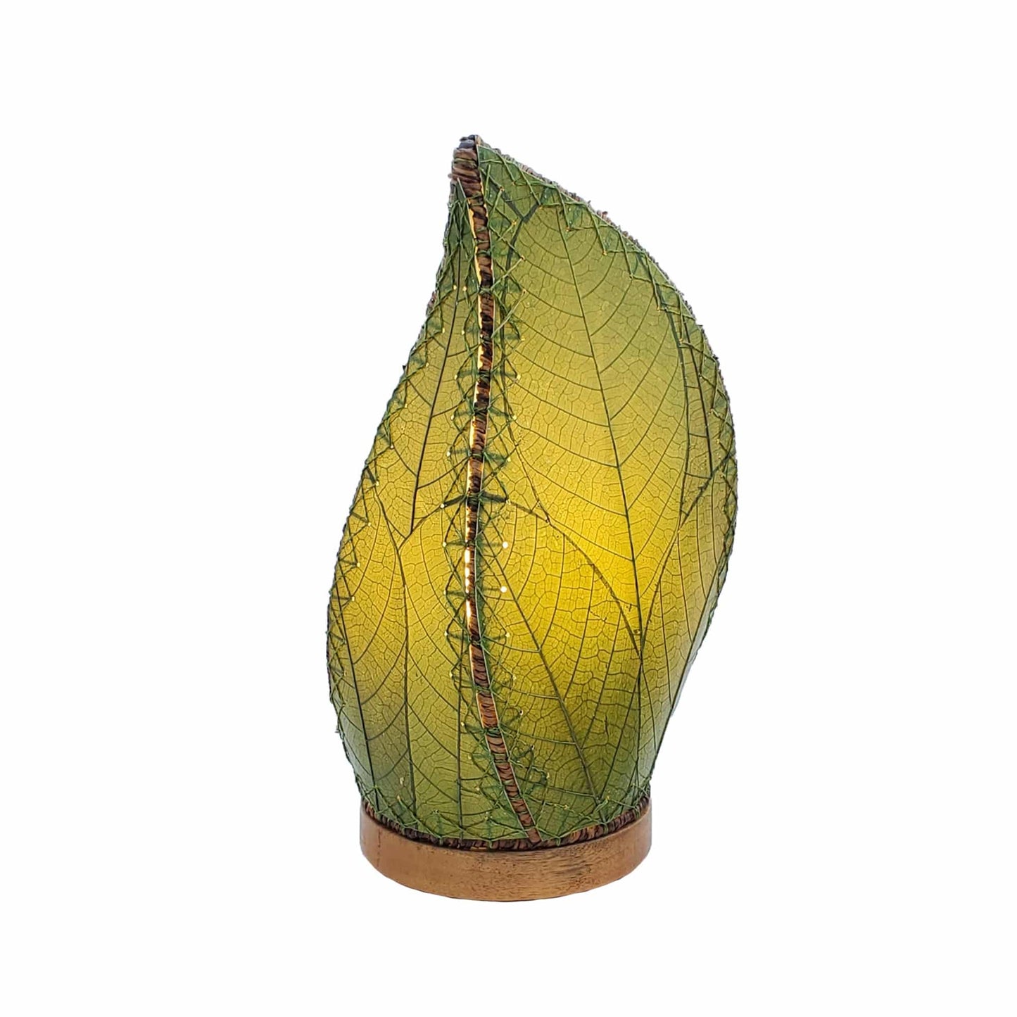 Leaflet Cocoa Leaves Table Lamp - Green