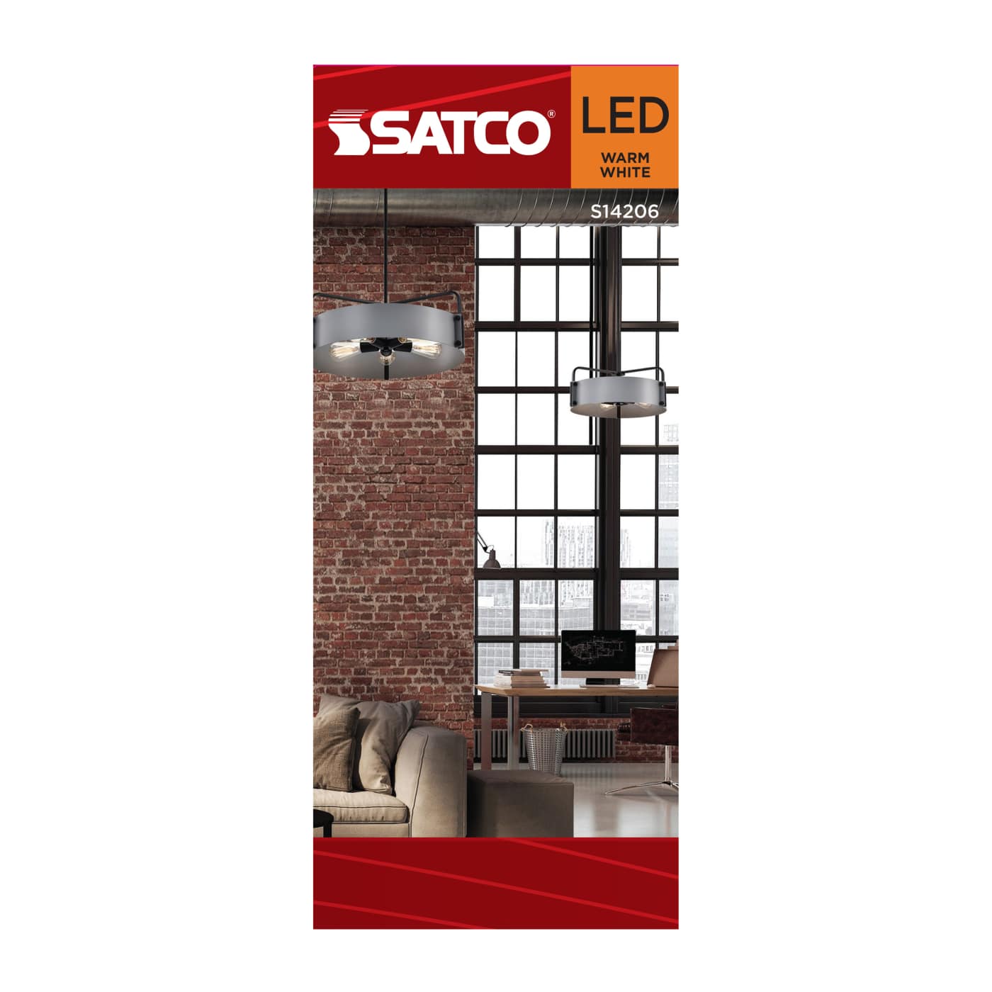 LED Light Bulb, Edison Style, 3.5 Watt ST19, Medium Base, Clear Glass, Amber Coil Filament, Dimmable, 2000K CCT, 300 Lumens, 120 Volt