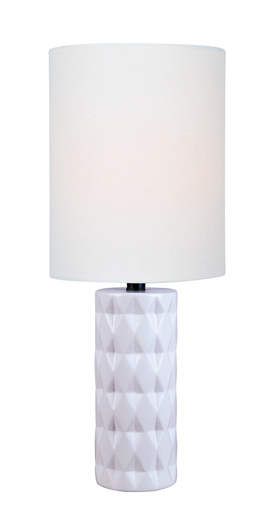 Delta Table Lamp in White