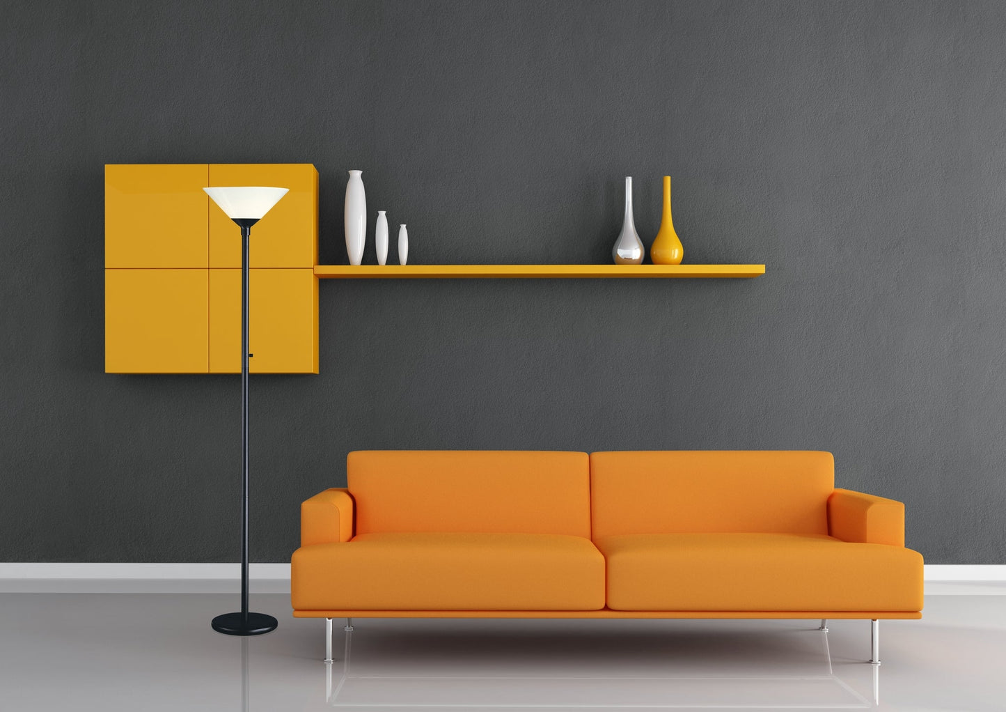 Aries Torchiere Floor Lamp