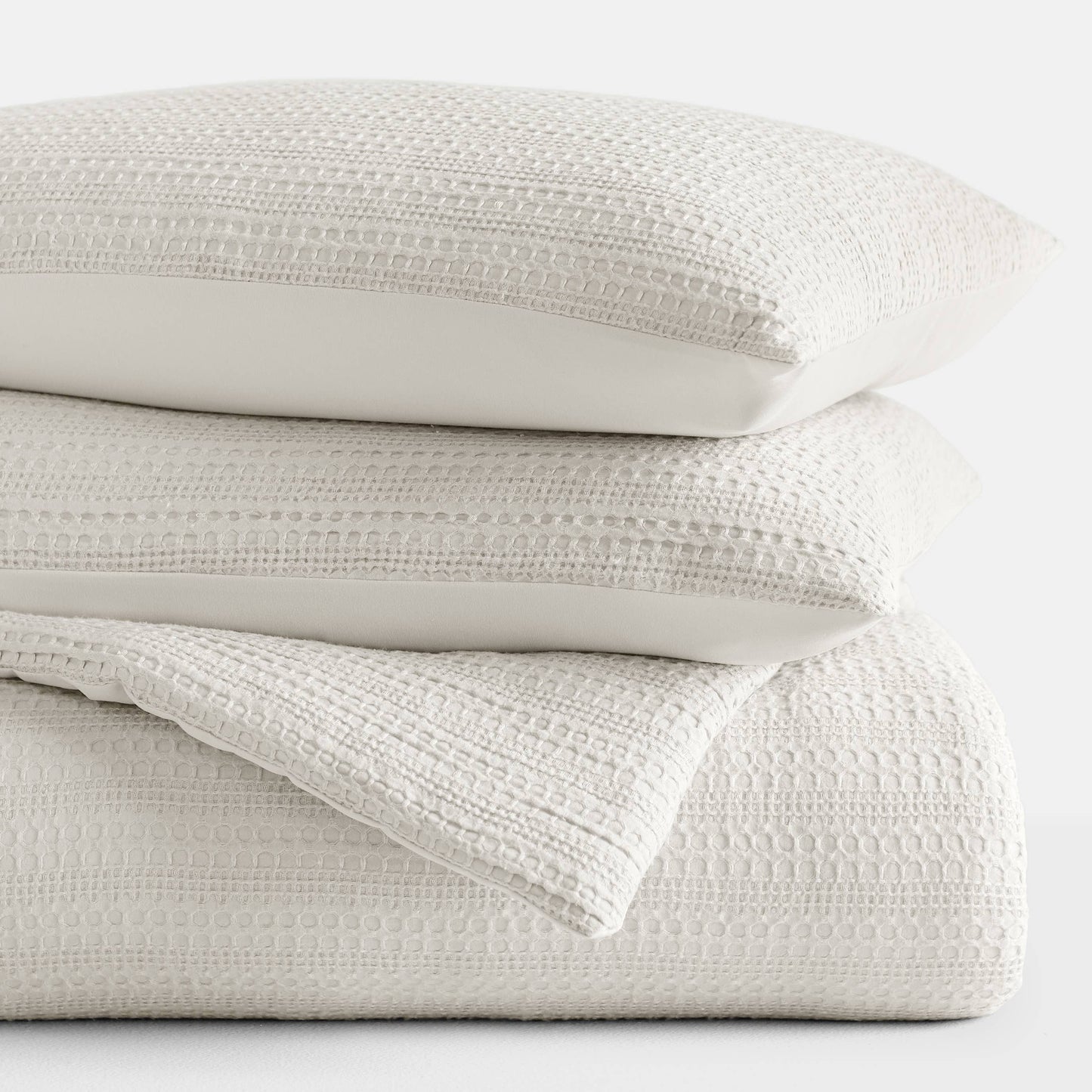 Down Alternative Comforter Set Waffle Textured