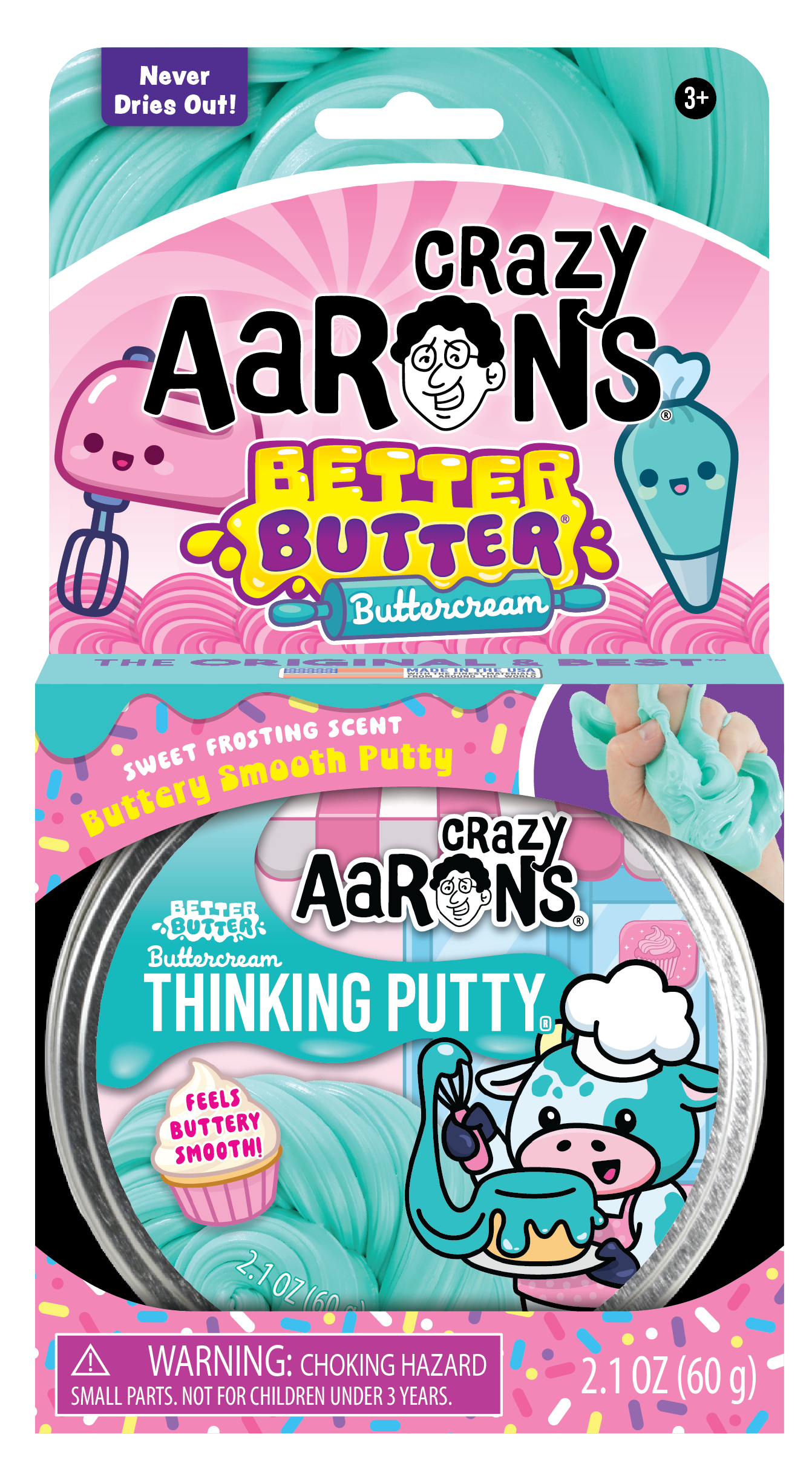 Crazy Aaron's Thinking Putty 4in Tin