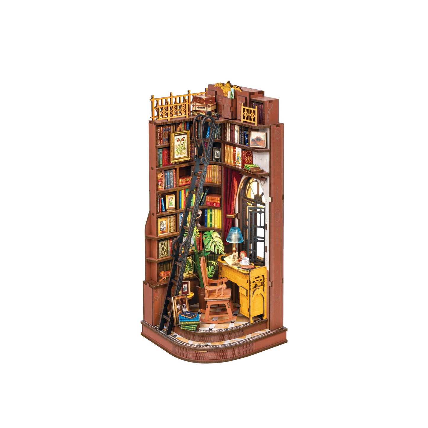 Diy Book Nook Kit: Silent Corner Study