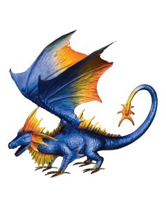 Dragon Decor 12 inch - Blue