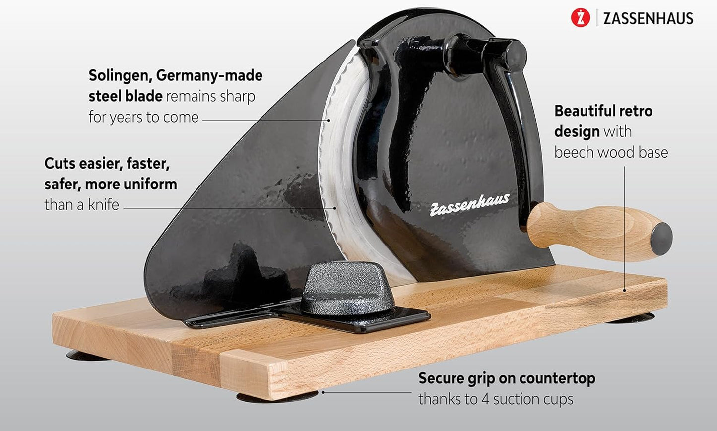 Classic Bread Slicer Manuel - Black