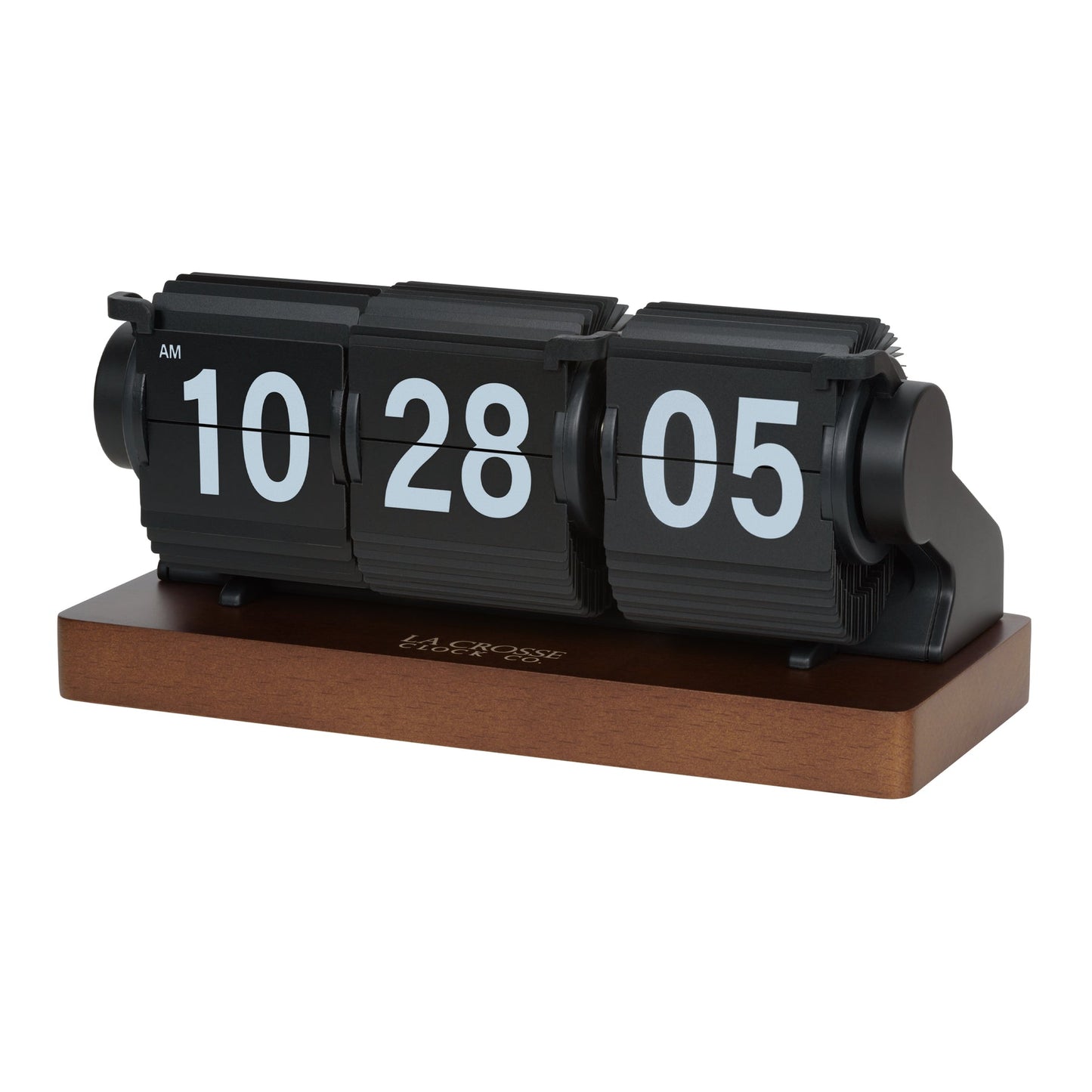 Flip Clock Rollins Mechanical - Black