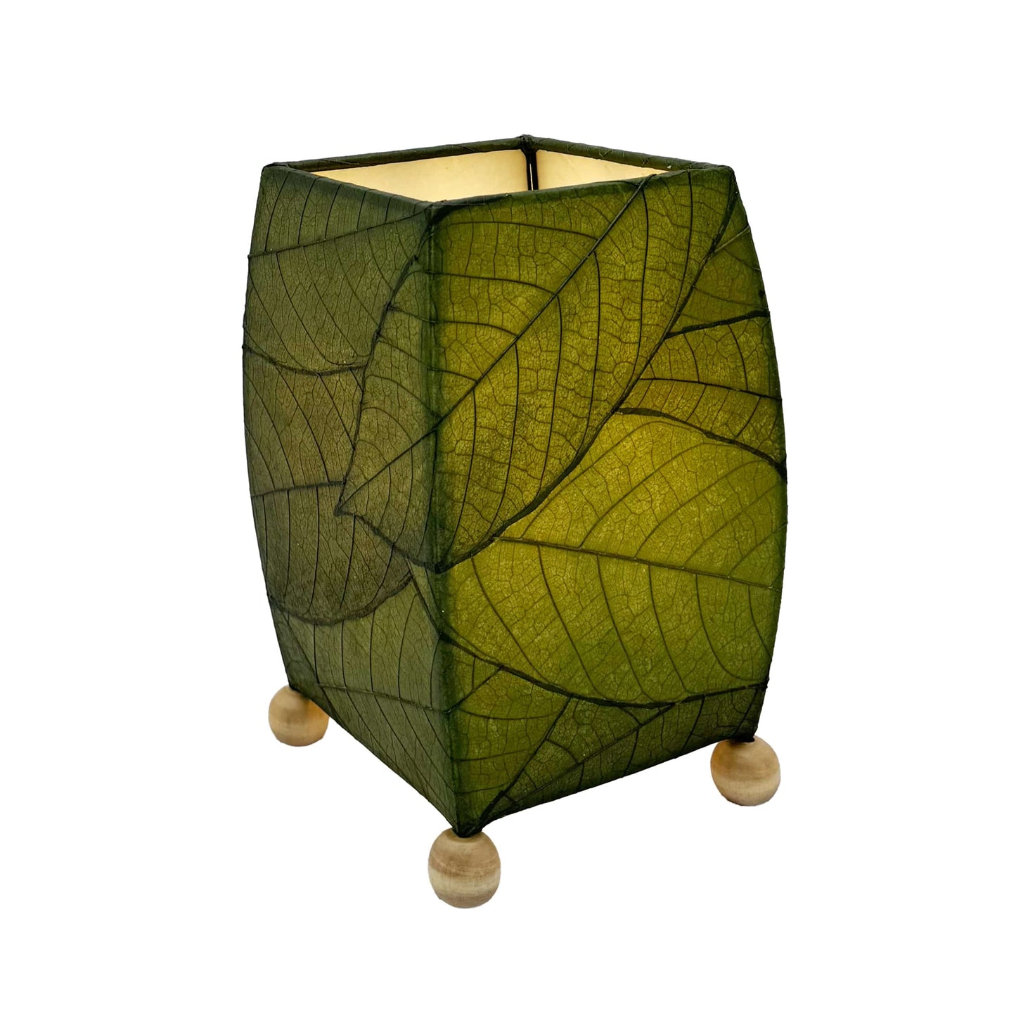 Mini Square Cocoa Leaf Lamp
