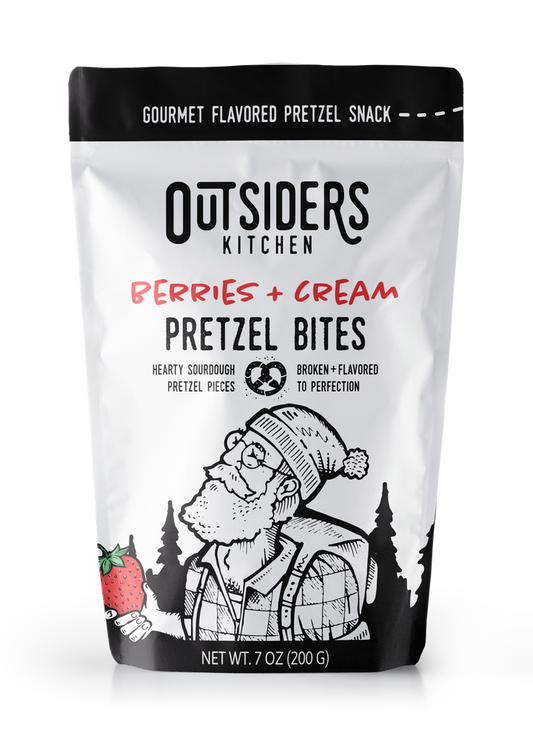 Pretzel Bites Berries & Cream