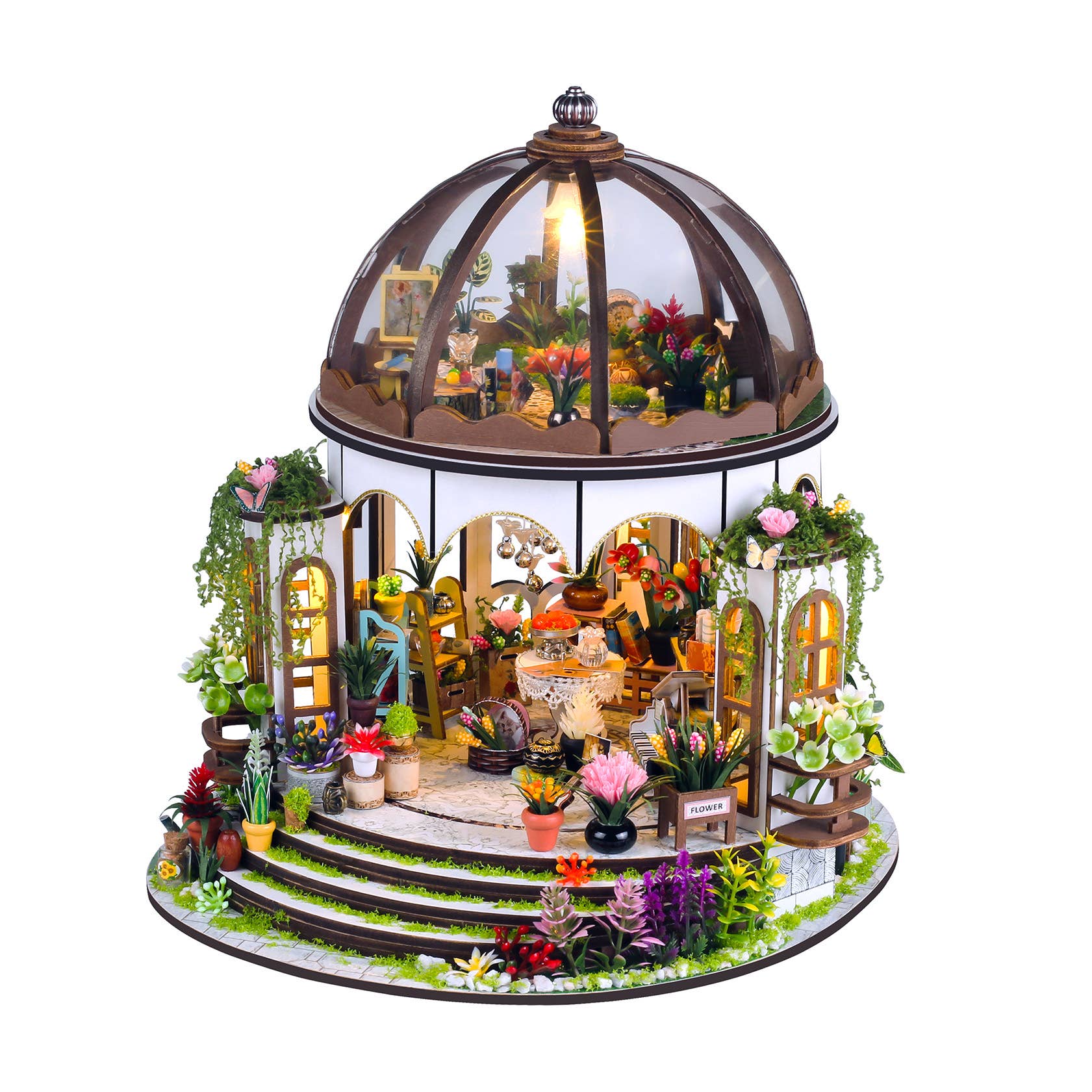 Diy Miniature House Kit: Greenhouse Oasis – Homeport