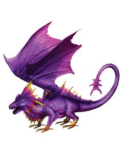 Dragon Decor 12 inch - Purple
