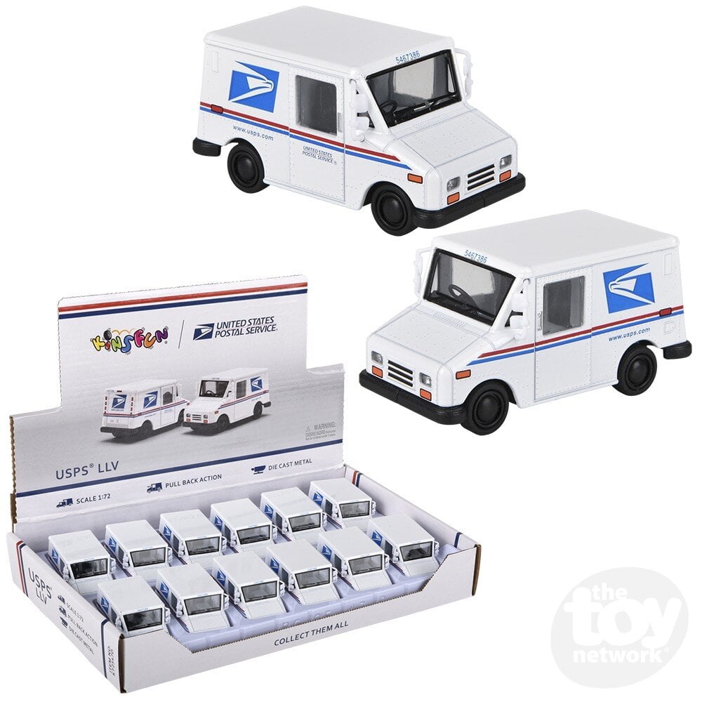 Diecast Mini Postal Carrier Truck USPS 2.5"