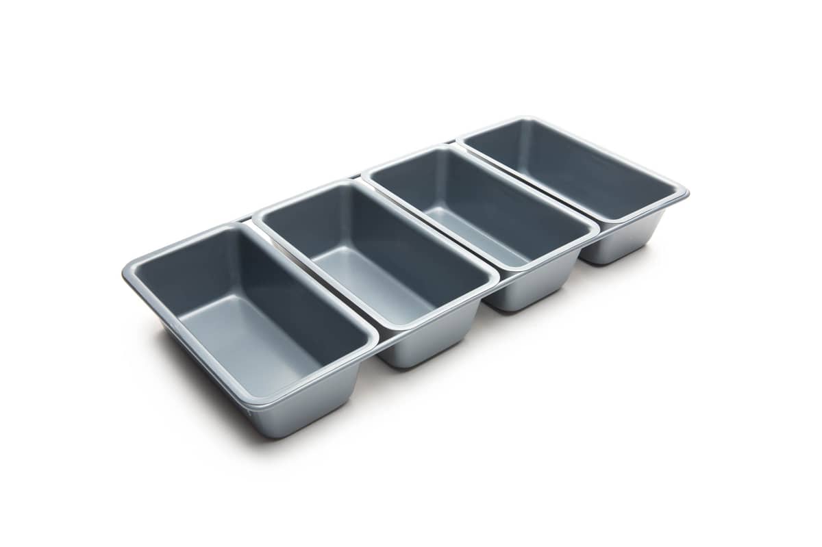 Bakeware Non-stick Pan Bread Loaf Linked 4-loaf